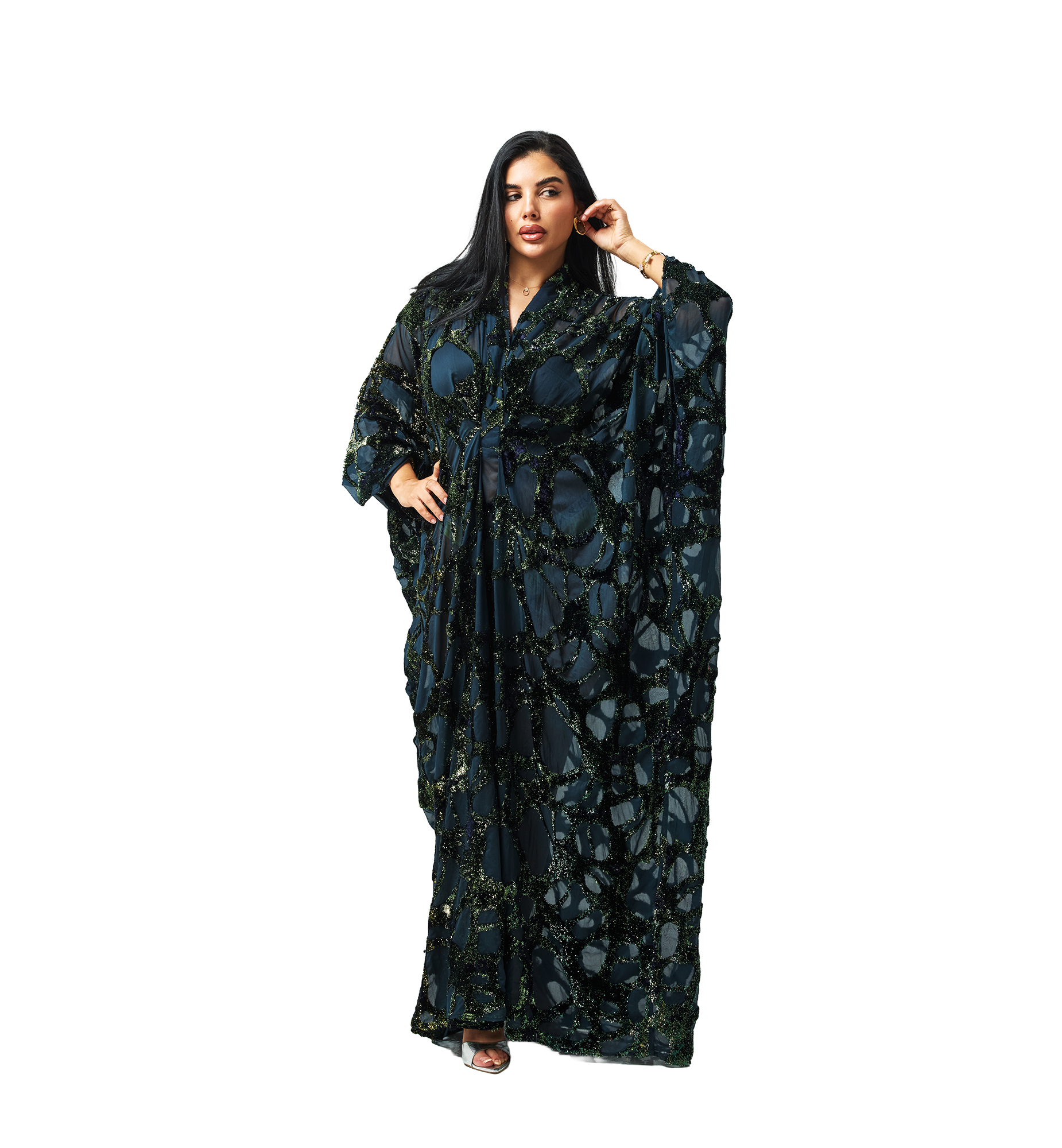 Layal kaftan Navy blue