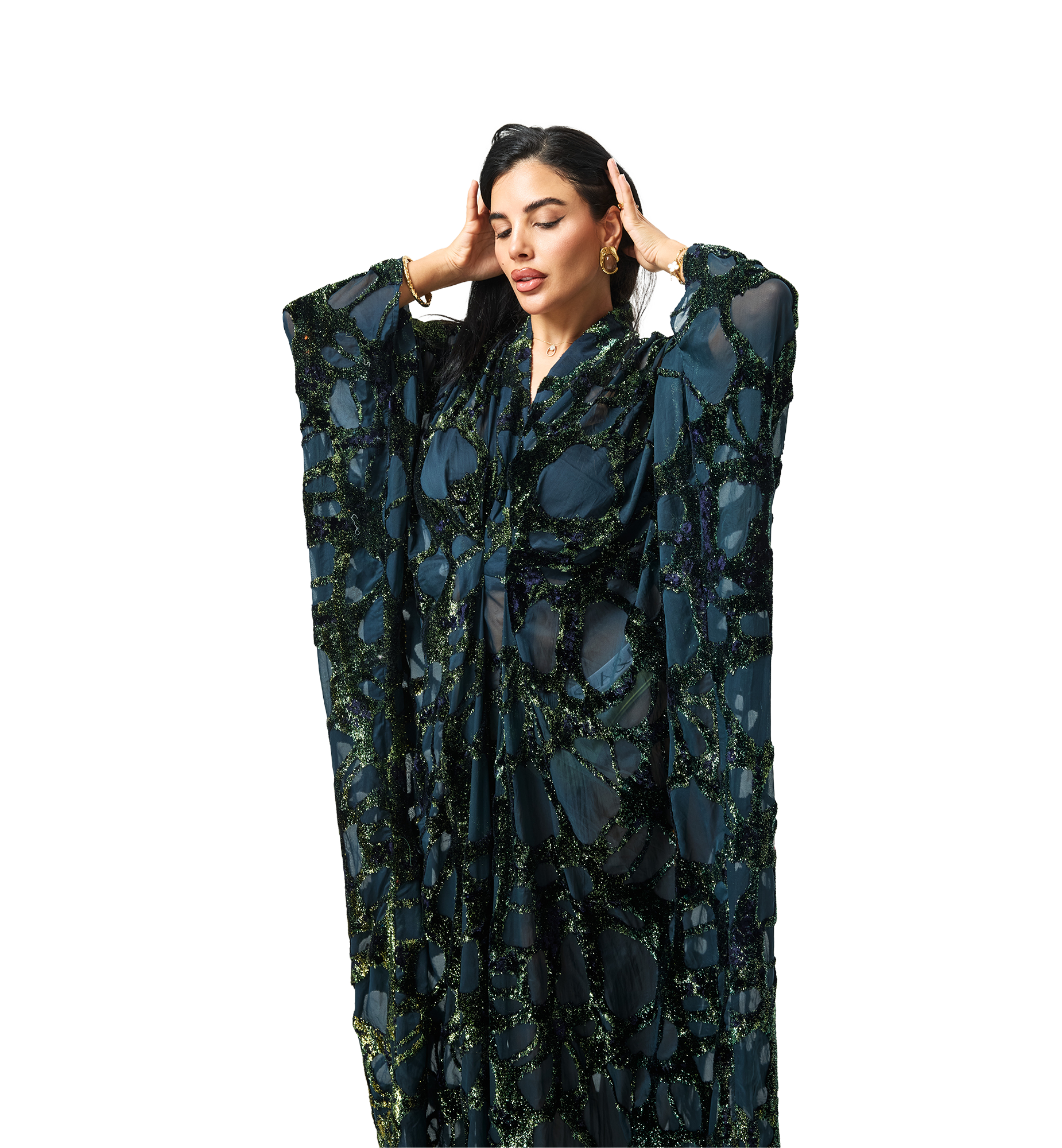 Layal kaftan Navy blue