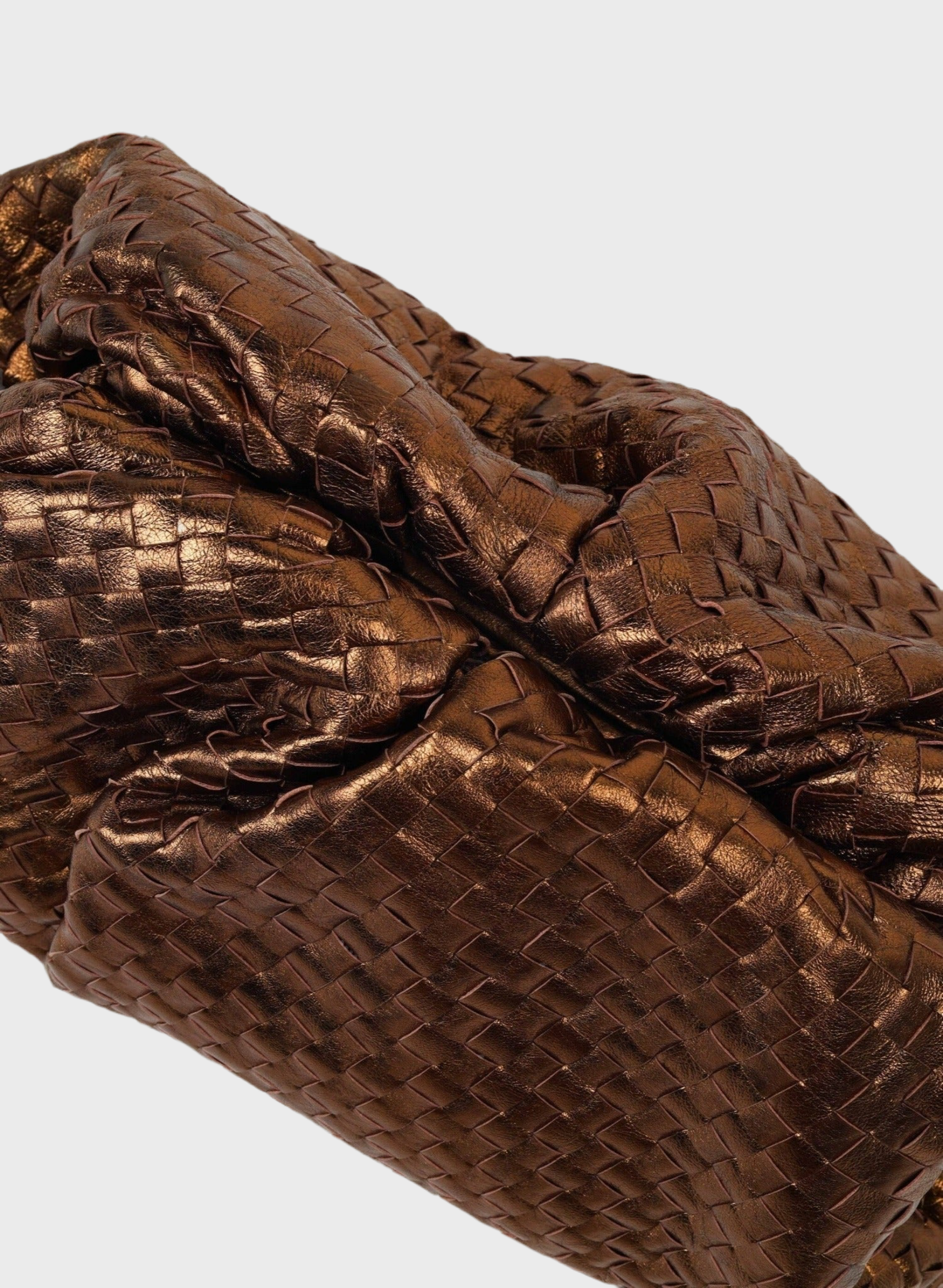 Handwoven Metallic Pouch