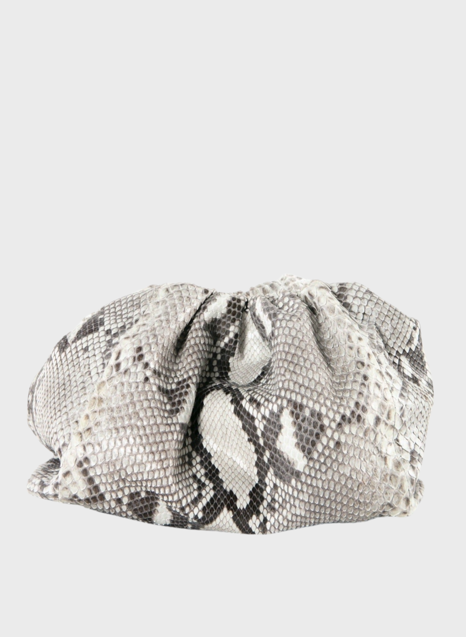 Grey off-white Pouch