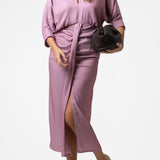 Bali Crepe Silk Dress Pink