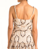 Aurora Maxi Dress Broderie in Linen