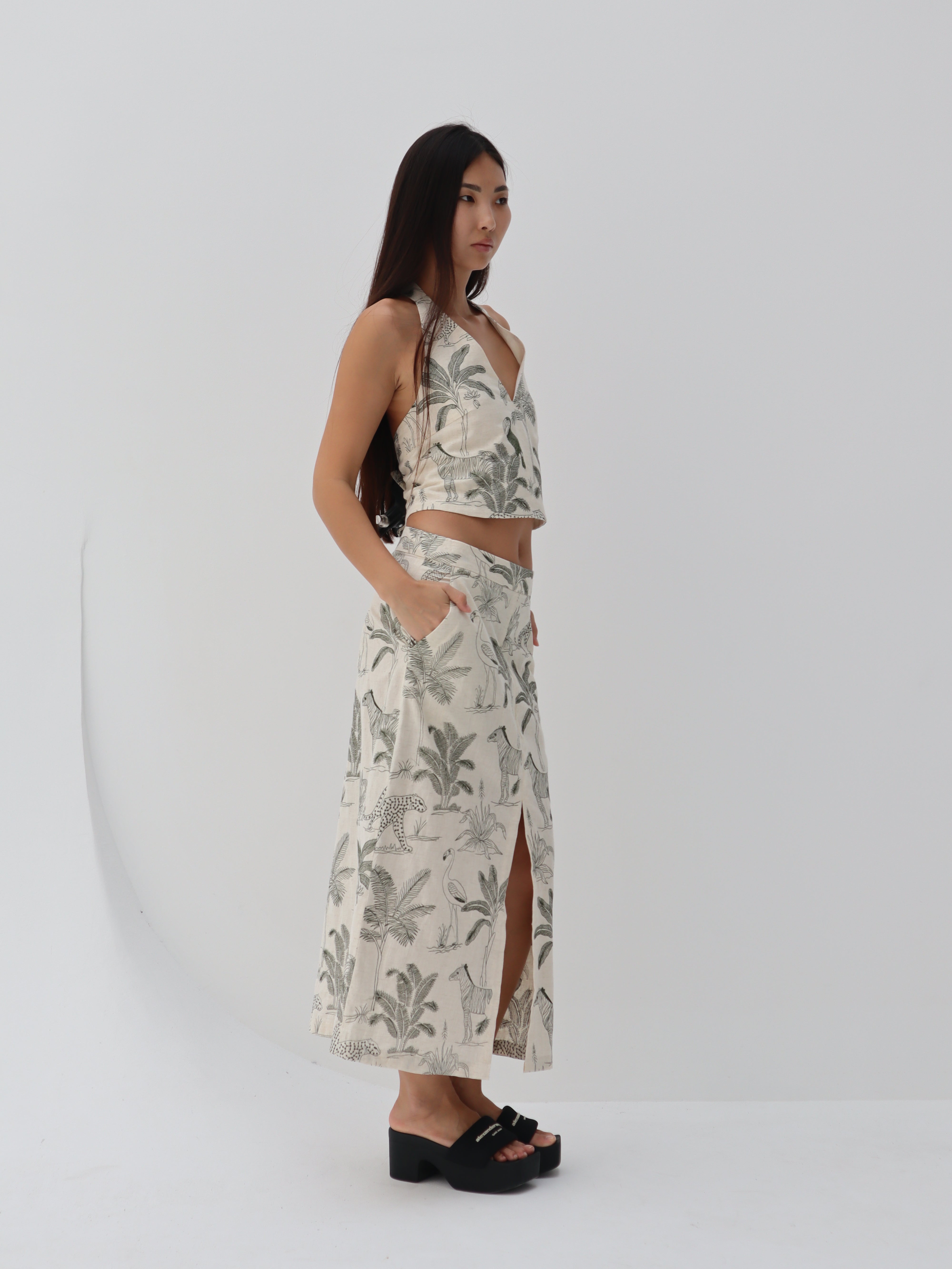 Vago top and skirt set