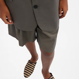 Two-Tone Hand Woven Slipper
