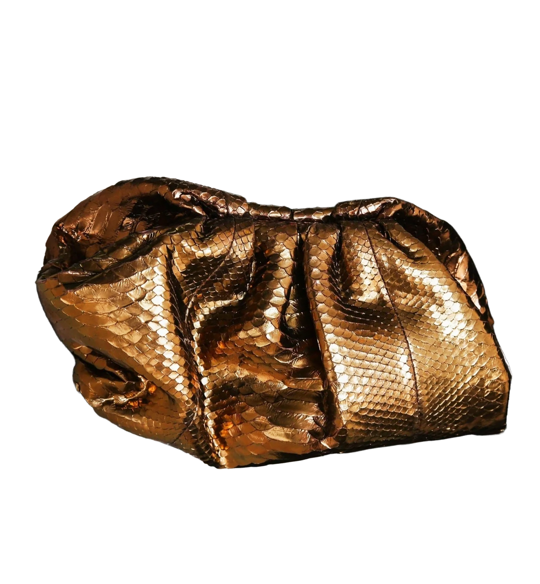 Gold Metallic Pouch