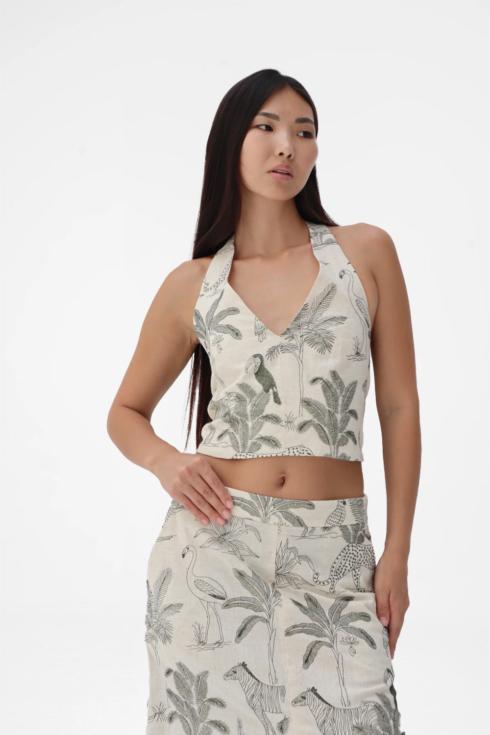 Vago top and skirt set