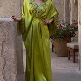 Shahrazad Exclusive Collection - Light Green Kaftan