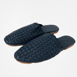 Woven Slipper (Men) - Navy Blue