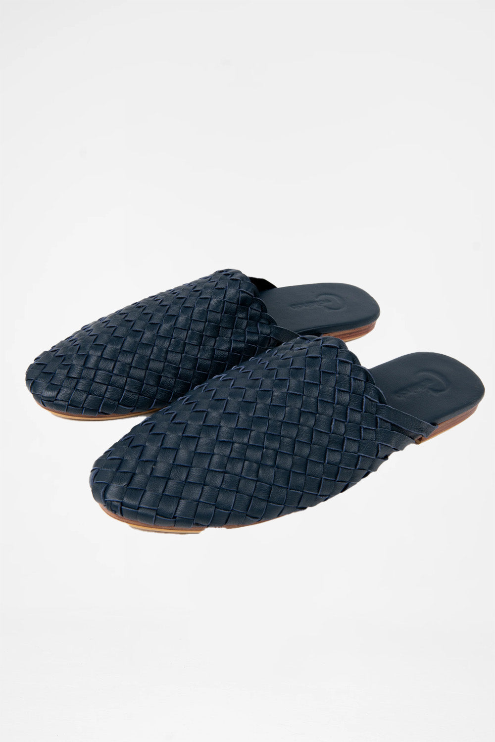 Woven Slipper (Men) - Navy Blue