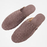 Woven Slipper (Men) - Suede Grey