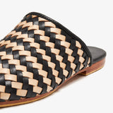 Two-Tone Hand Woven Slipper