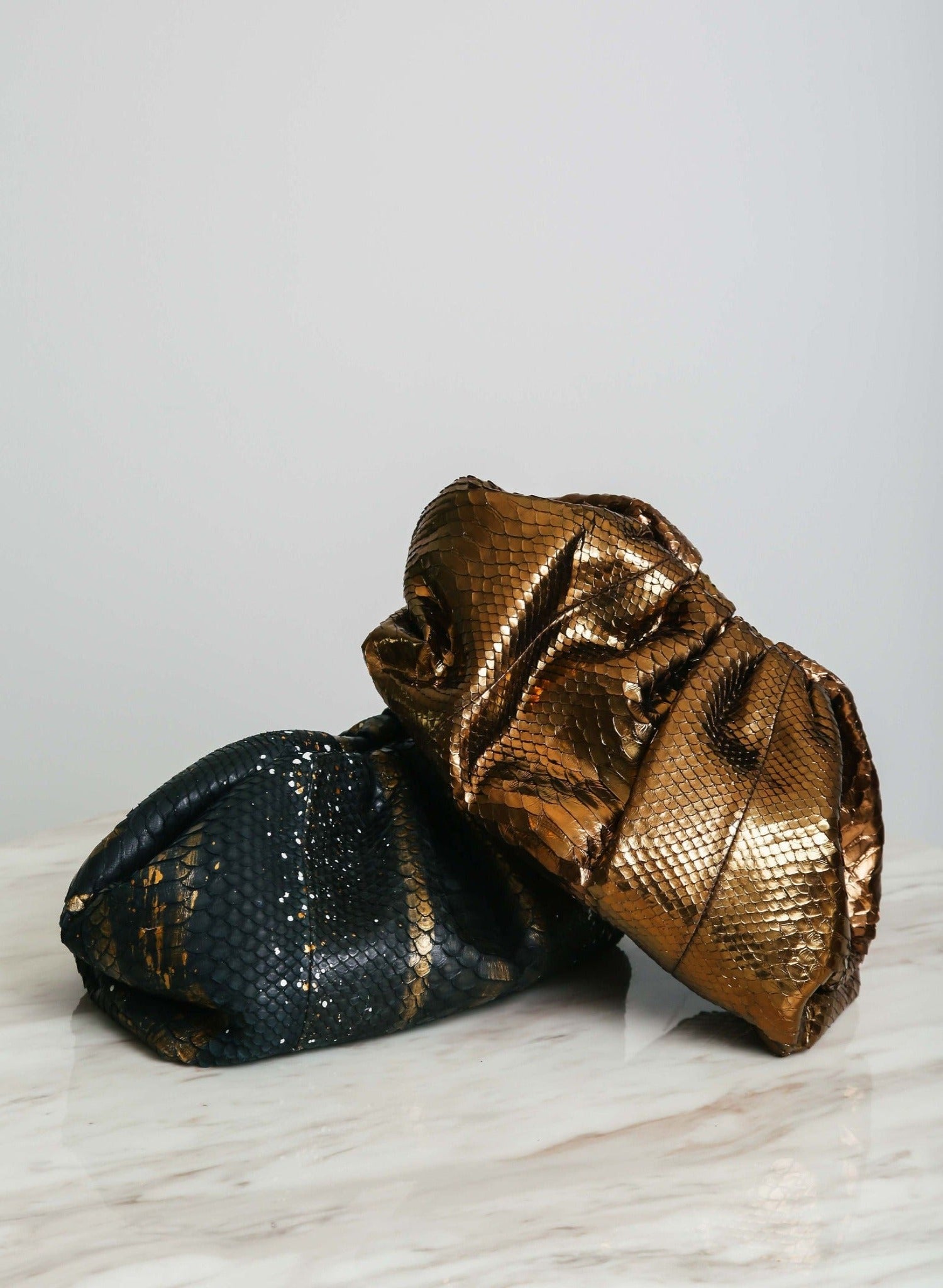 Gold Metallic Pouch