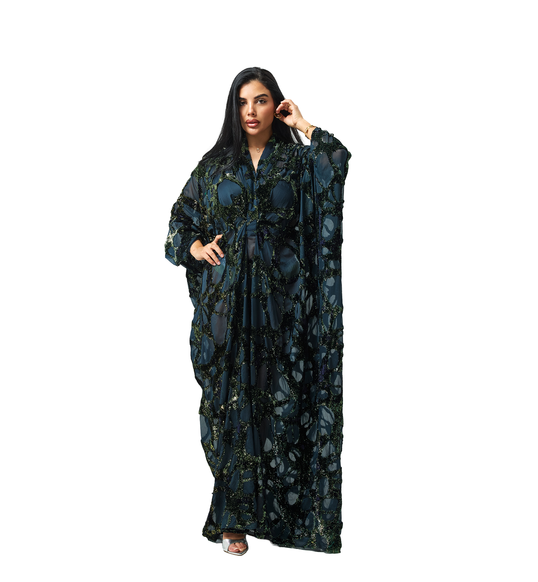 Layal kaftan Navy blue