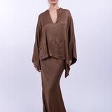 Milo. Q Silk Set (DARK BROWN)