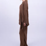 Milo. Q Silk Set (DARK BROWN)