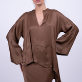 Milo. Q Silk Set (DARK BROWN)