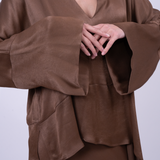 Milo. Q Silk Set (DARK BROWN)