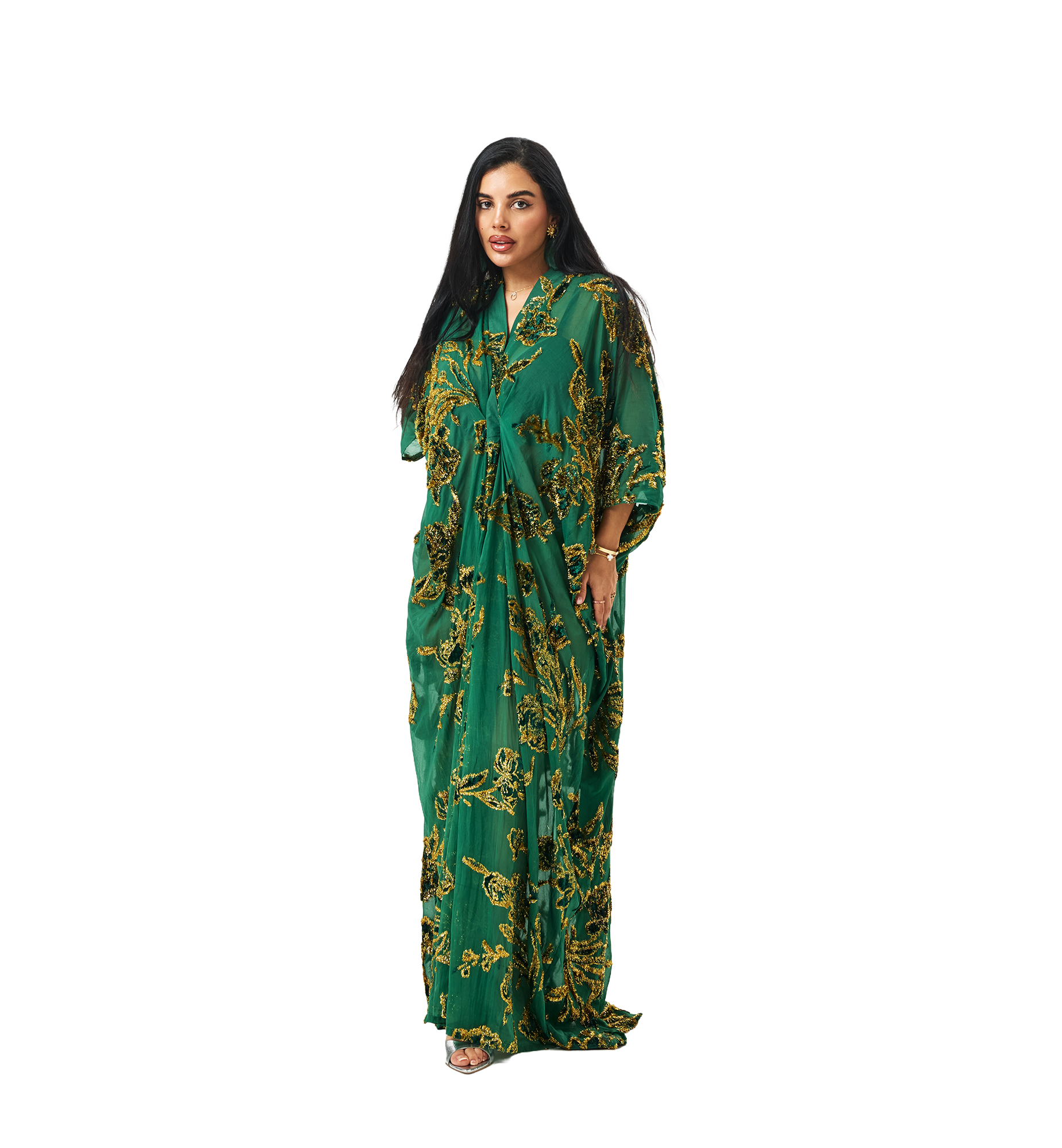 Layal kaftan Green Gold