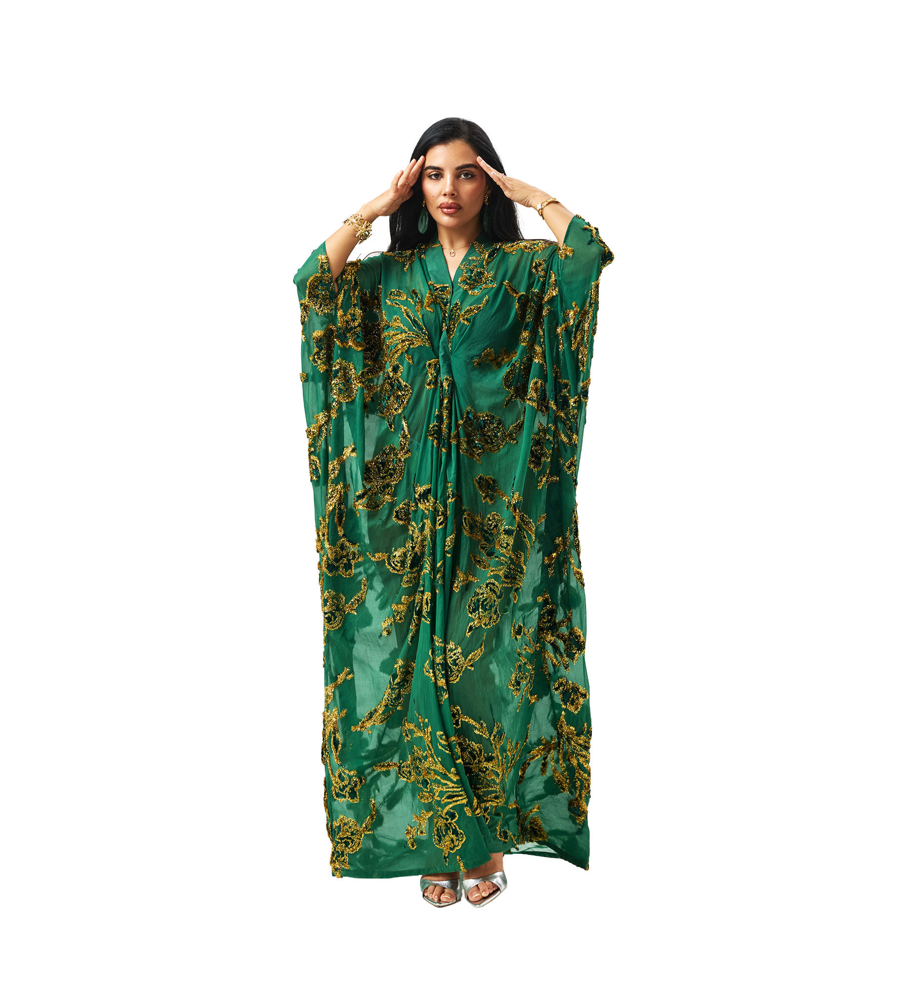 Layal kaftan Green Gold