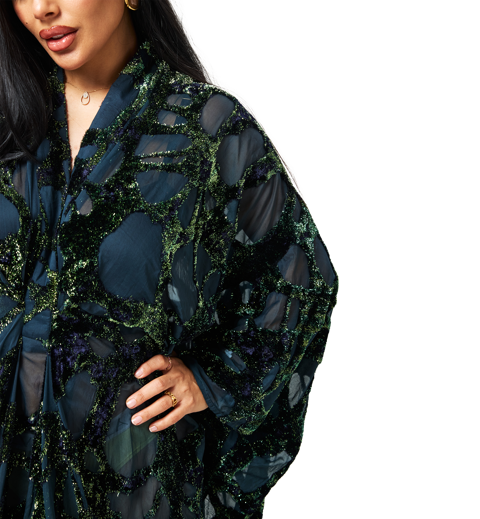 Layal kaftan Navy blue