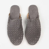 Woven Slipper (Men) - Suede Grey