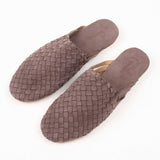 Woven Slipper (Men) - Suede Grey