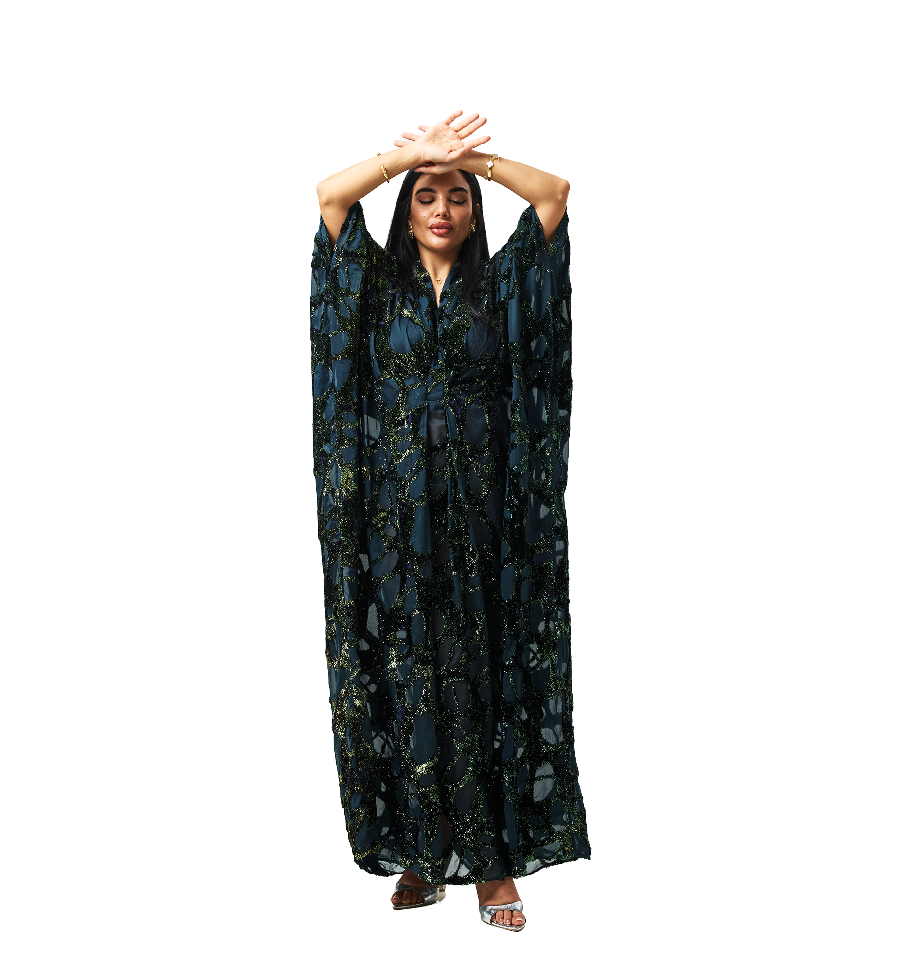 Layal kaftan Navy blue