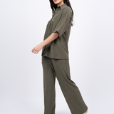 MOIRIE KHAKI SET
