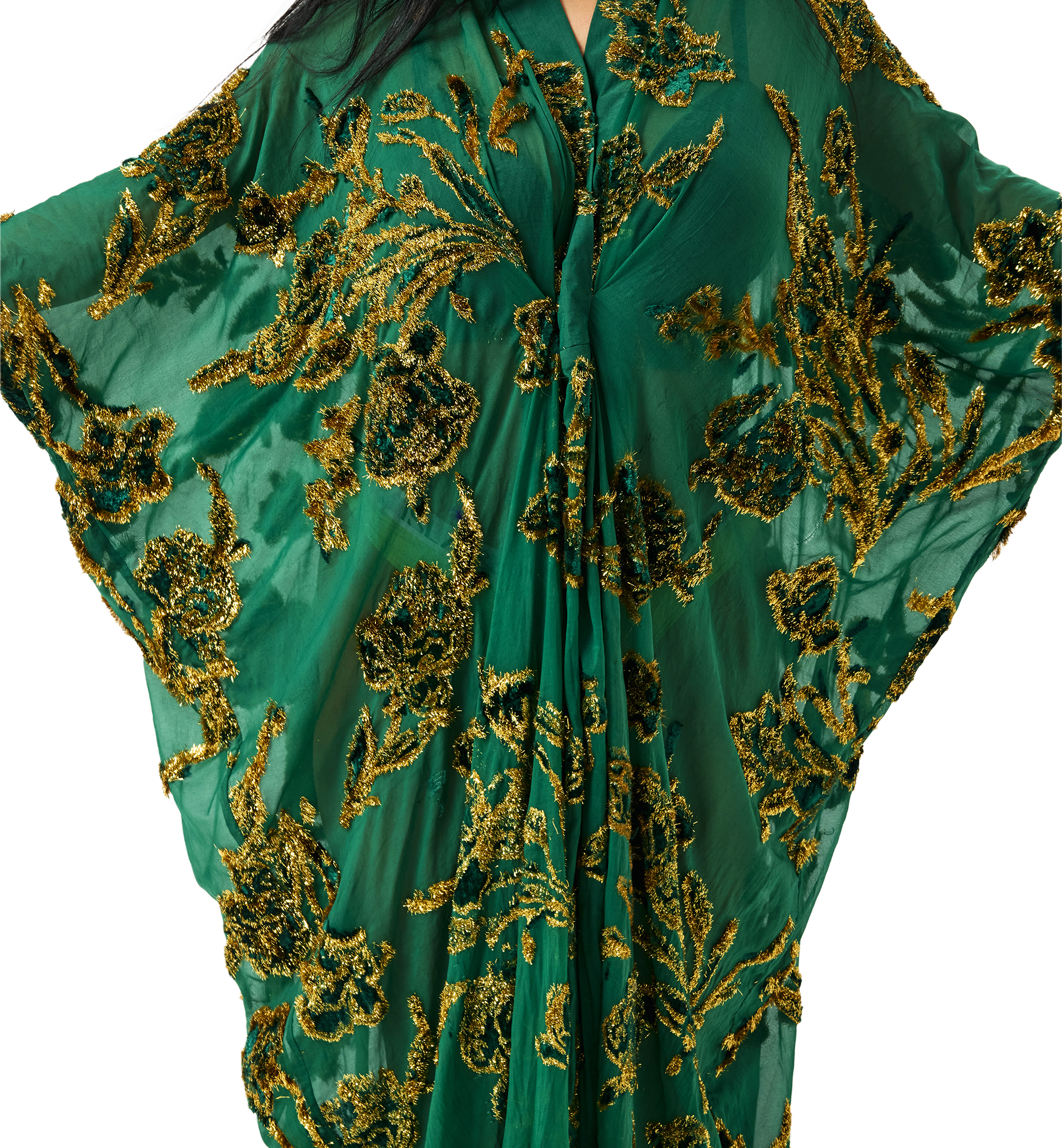 Layal kaftan Green Gold