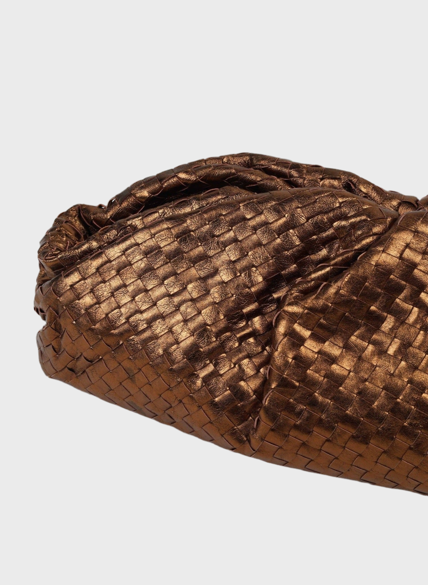 Handwoven Metallic Pouch