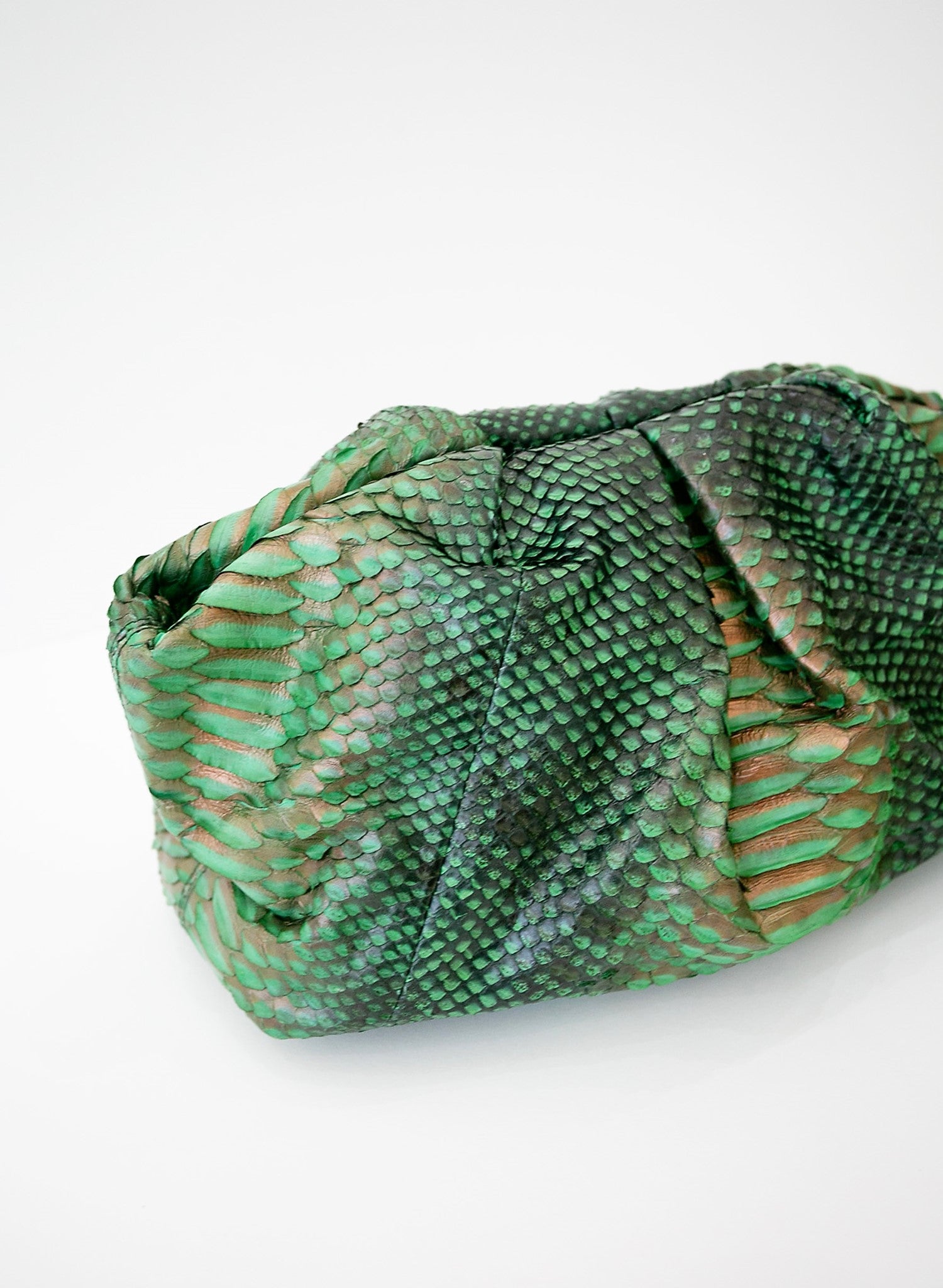 Emerald Metallic Pouch