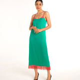 Violina Emerald Midi Dress