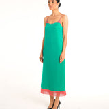 Violina Emerald Midi Dress