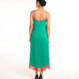 Violina Emerald Midi Dress