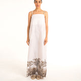 Desert-rose Linen Long Dress