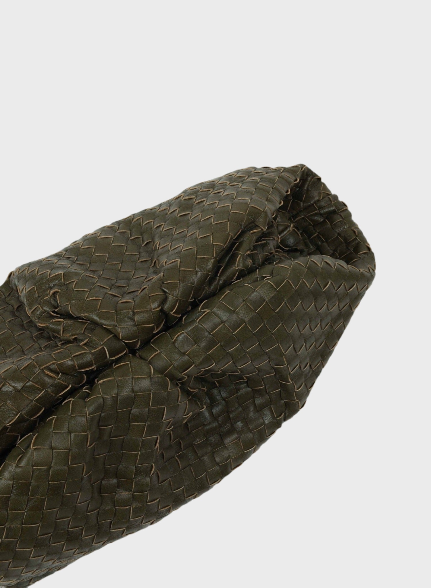 Forest Green Hand Woven Pouch