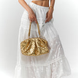 Ballerina Lambskin Gold Handwoven