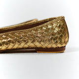 Ballerina Lambskin Gold Handwoven