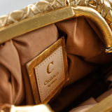Gold Hand Woven Pouch