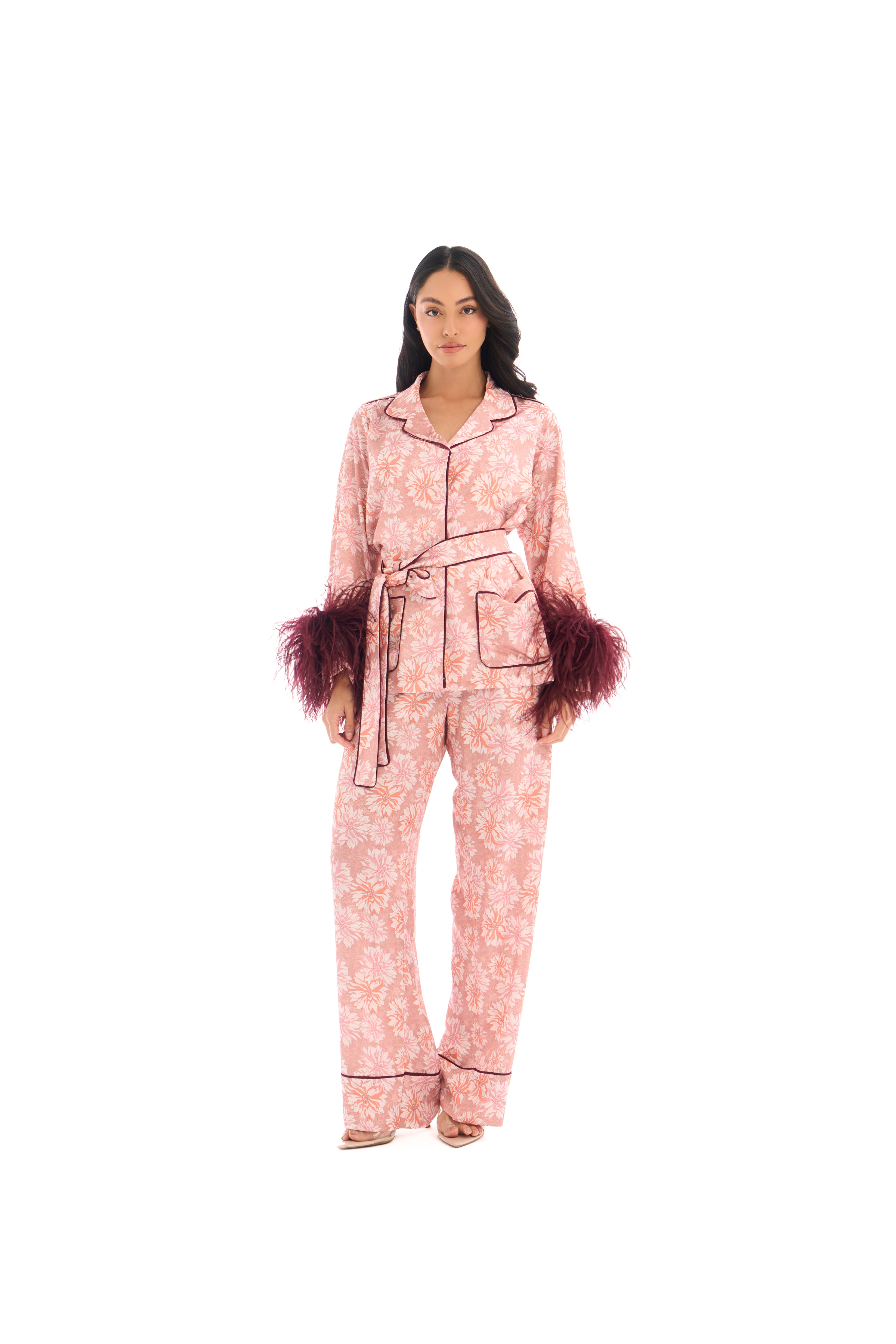 Fiona Set - Maroon