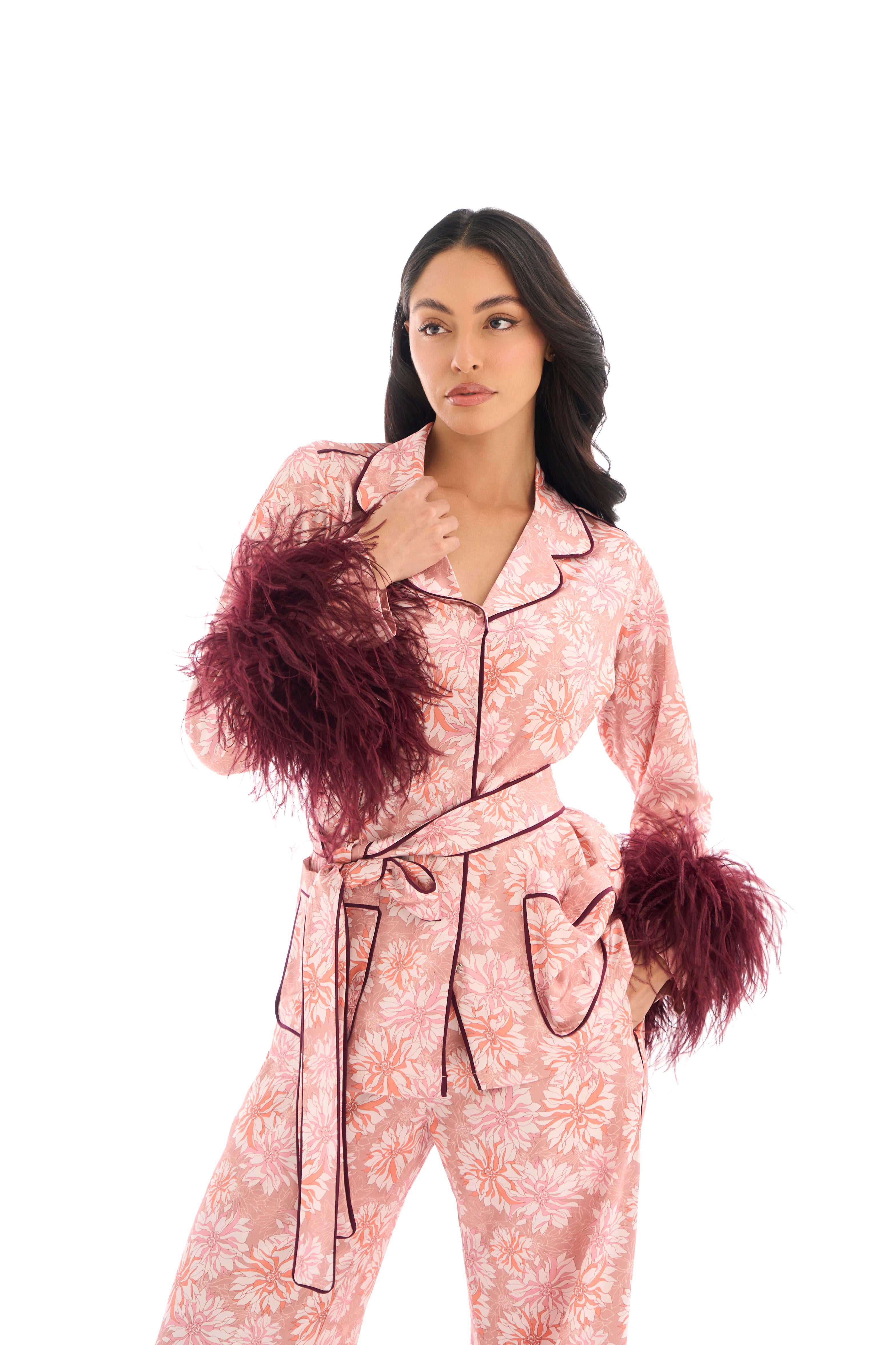 Fiona Set - Maroon