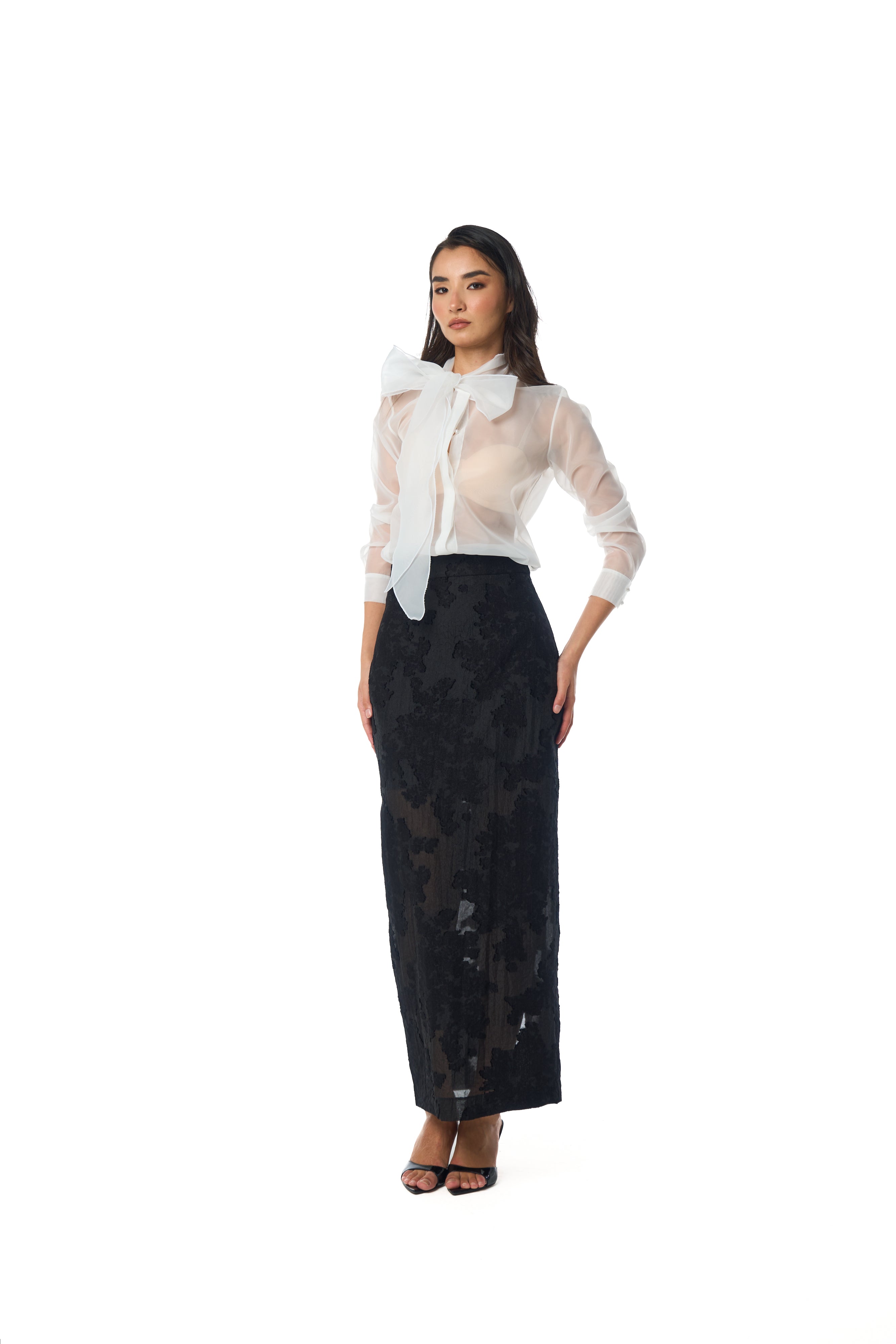Maxi Organza Blouse