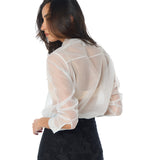 Maxi Organza Blouse