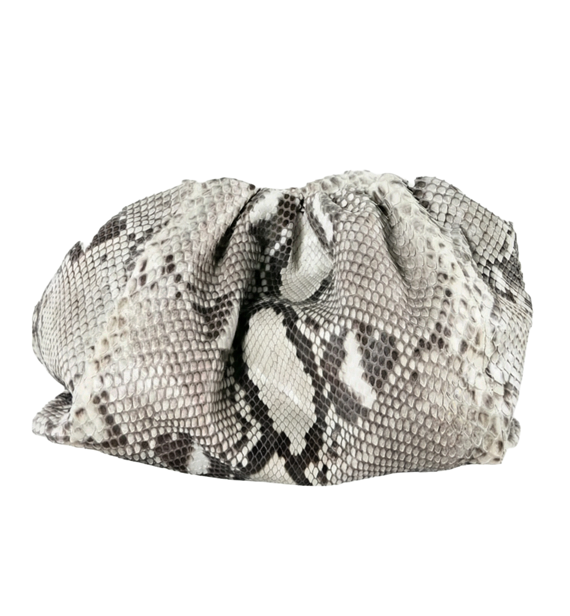 Grey off-white Pouch