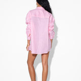 Peony Pink Boyfriend Shirt