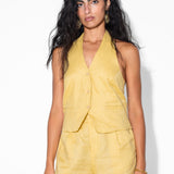 Jane Linen Vest