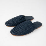 Woven Slipper (Men) - Navy Blue