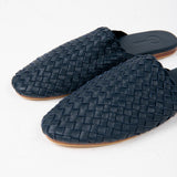 Woven Slipper (Men) - Navy Blue