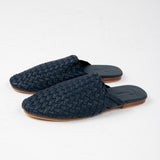 Woven Slipper (Men) - Navy Blue