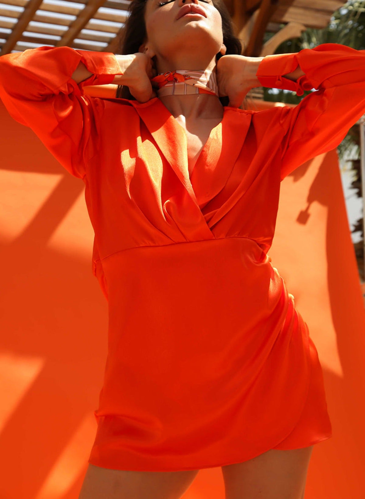 Into the Orange Dress